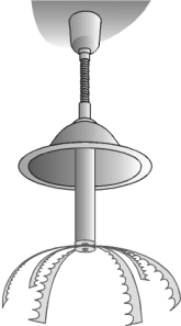 Ионизатор воздуха (Люстра Чижевского) Аэроион-25, подвеска к потолку, потолочный подвесной вариант