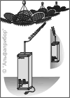 Рисунок ионизатора воздуха (Люстры Чижевского) Аэроион-25, модификации Доктор